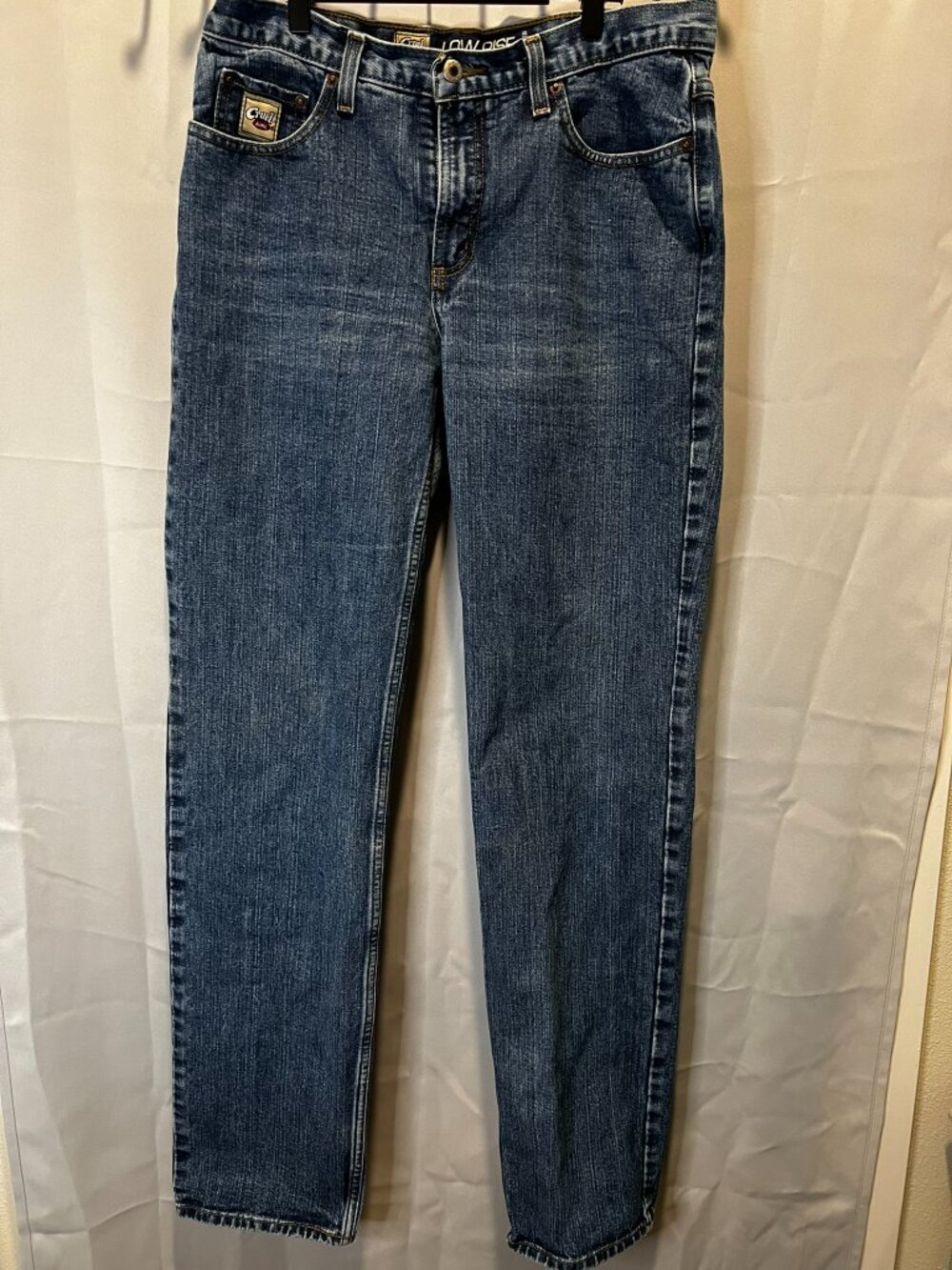 Cruel Girl Low Rise Relaxed Straight Leg Jeans 11 X-Long